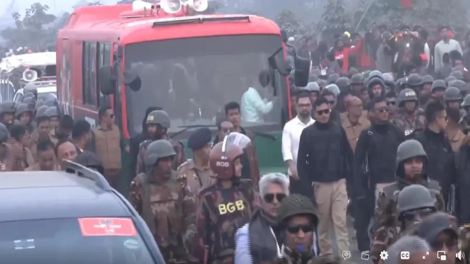 Tarique on way to Evercare to visit ailing mother